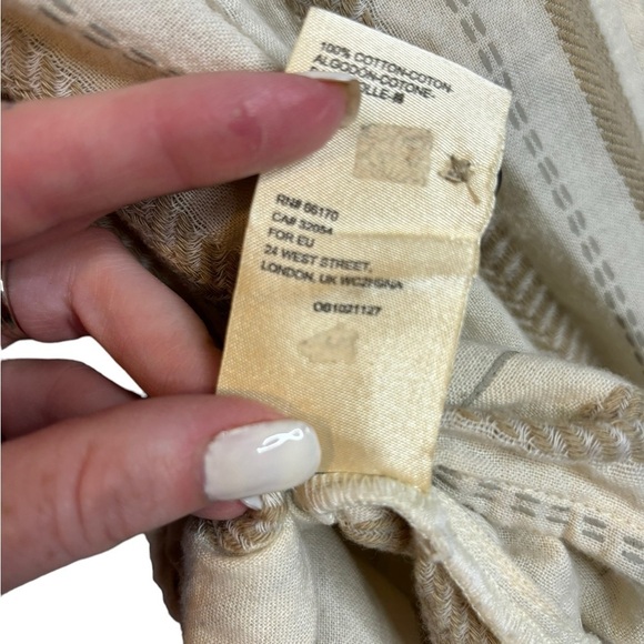 Anthropologie Delphine Textured Button Front Tunic Neutral Size Small - Picture 12 of 13